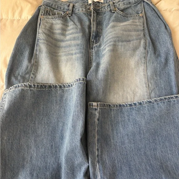 The Frankie Shop Light Blue Flare Jeans - Picture 6 of 8